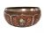 Singing bowl seven metal small with printed Tibetan Mane Padme Hung made in Nepal(20/28/35)